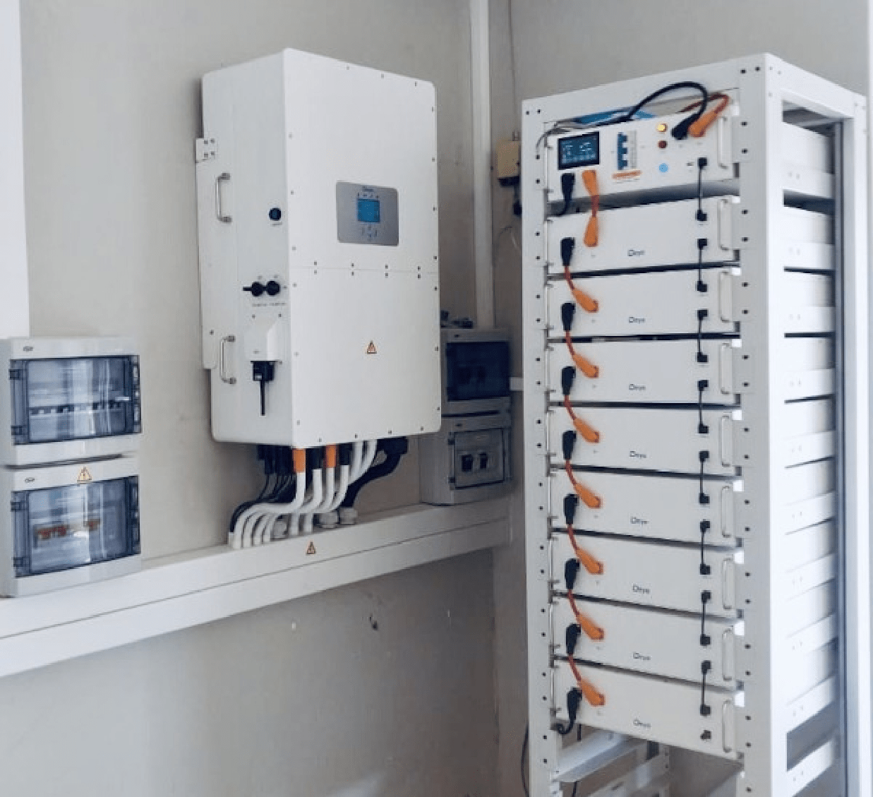 Commercial solar installation with DEYE inverters